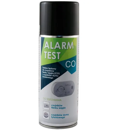 Gaz testowy do czujników czadu i dymu tytoniowego TESTER ALARM