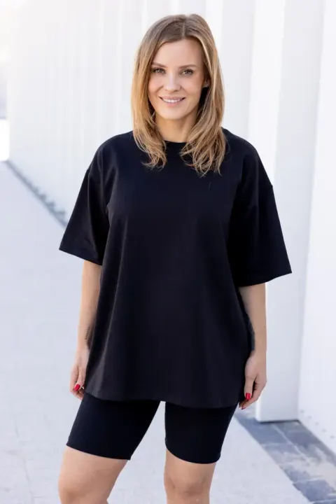 T-Shirt damski Over Black TUSS