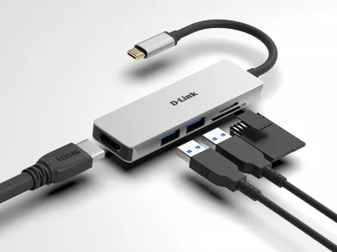 D-Link DUB-M530 HUB USB-C USB 3.0 HDMI SD/microSD