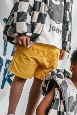 Szorty 237 BAGGY YELLOW SHORTS booso