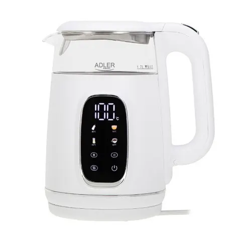 Adler Czajnik 1,7l LED regulacją temperatury AD 1305WS