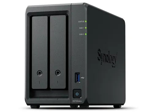 Synology Serwer NAS DS725neo+ 2x0HDD 2,6Ghz 1x4GB DDR4 1x1GbE 2,5GbE