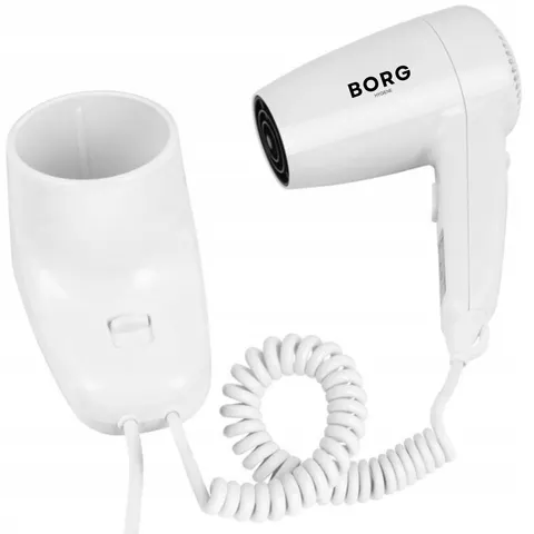 Hotelowa suszarka do włosów BORG IVALO White 1200W