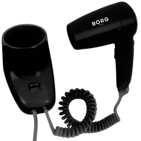Hotelowa suszarka do włosów BORG IVALO Black 1200W