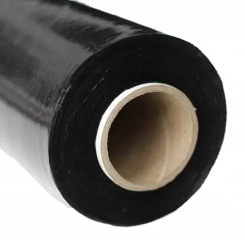 Folia Stretch 3kg XXL Strecz Czarny 3 Kg Czarna Rolka Mocna Kryjąca