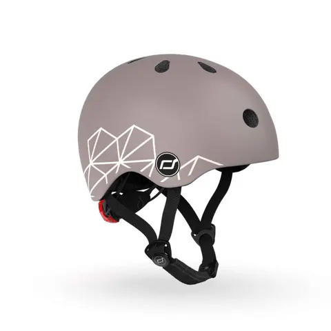 Kask XXS-S dla dzieci 1-5 lat Brown Lines / Scootandride