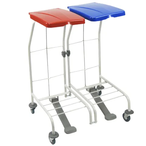 Stelaż wózek na odpady z pedałem Zibi 2x120L