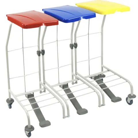 Stelaż wózek na odpady z pedałem Zibi 3x120L
