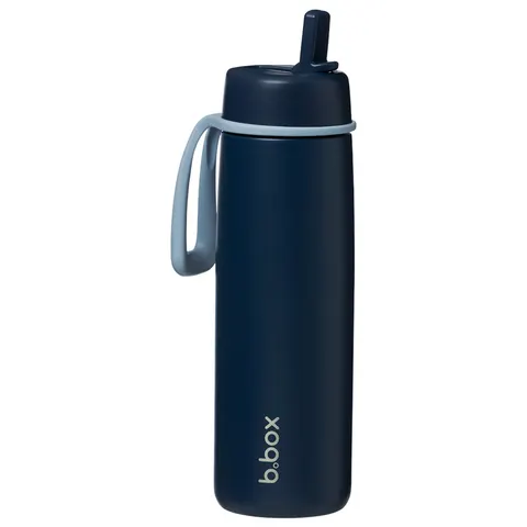 B.Box butelka termiczna ze składanym ustnikiem Bidon Termos 690 ml / Midnight