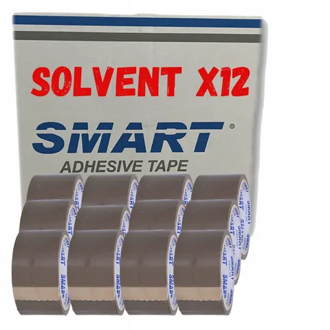 TAŚMA PAKOWA SOLVENT KAUCZUK 571/SM03 BRĄZOWA SMART 12szt.