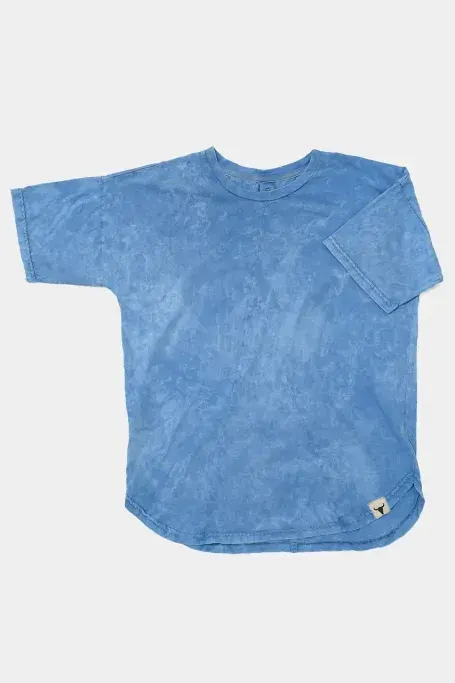 Koszulka 024 SHAPE BLUE TEE acid blue booso