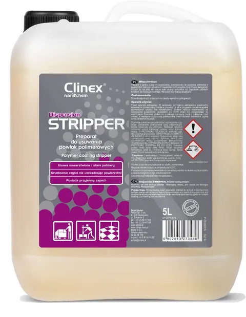 Clinex Dispersion STRIPPER 10L do usuwania polimerów