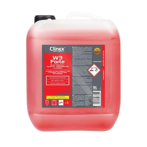 Clinex W3 Forte 10L Silny płyn do mycia łazienki
