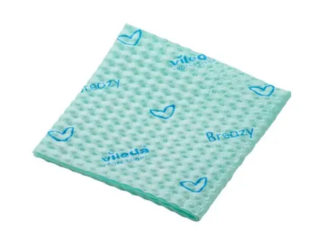 Ścierka do czyszczenia Vileda Professional Breazy (mikrofaza ) zielona