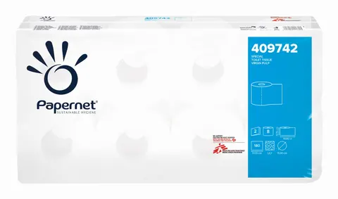 Papier toaletowy w małej rolce Papernet 409742