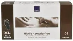 ABENA Rękawice nitrylowe czarne rozmiar XL (9-10) 100 sztuk