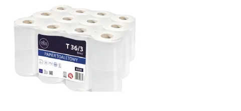 LAMIX Ellis Papier toaletowy 36m 3 warstwowy, 24 rolki PREMIUM 6330