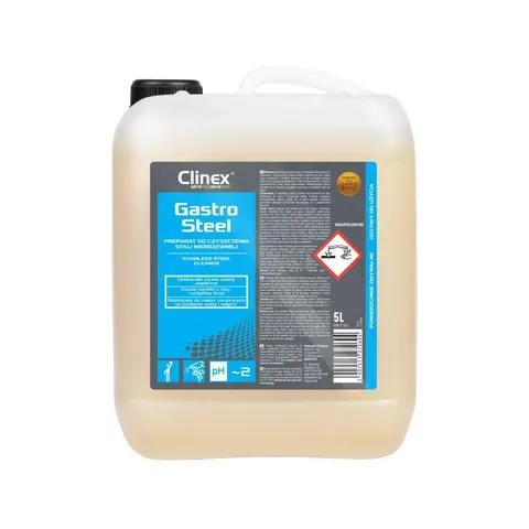 Clinex Gastro Steel 5L– płyn do mycia stali nierdzewnej