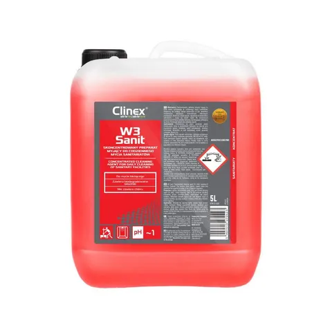 Clinex W3 Sanit 5L koncentrat do mycia łazienek