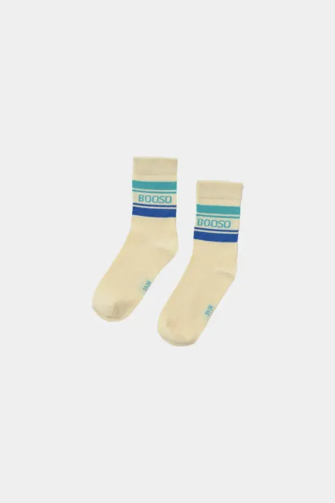 Skarpetki CLASSIC SOCKS ecru/mint/blue booso