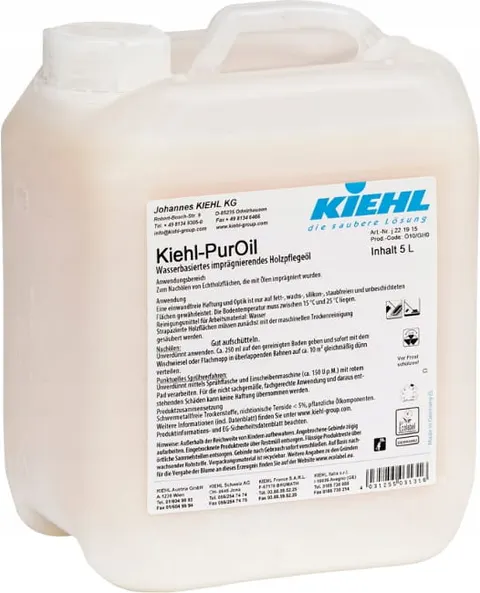 Kiehl PUROIL pielęgnacyjny olej do impregnacji drewna na bazie wodnej 5L