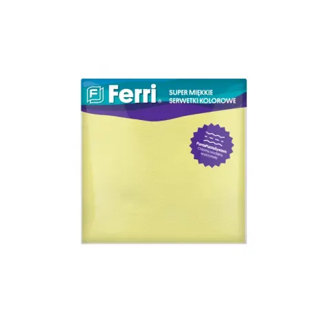 Serwetki Ferri 33x33 dwuwarstwowe klejone kolor VANIGLIA /KREMOWY