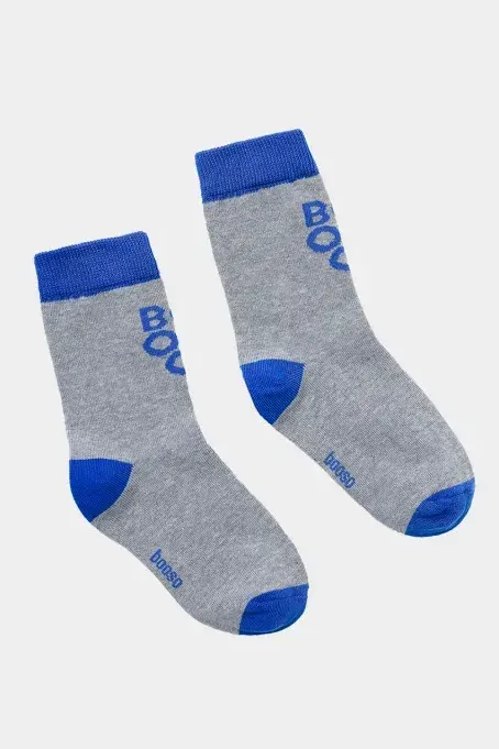 Skarpetki CLASSIC BOOSO SOCKS GRAY/ BLUE booso
