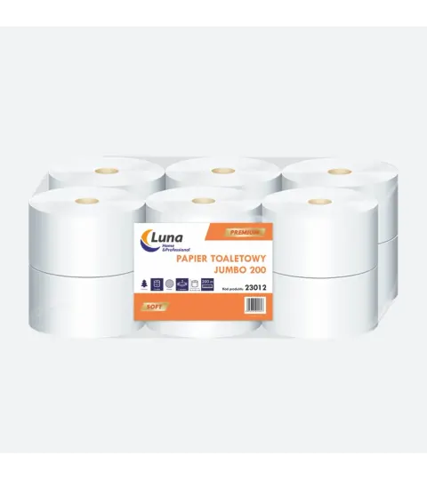 Papier toaletowy a'12 Jumbo 200 celuloza 2 warstwy
