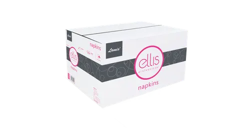 Lamix 1021 SERWETKA Dyspenserowa ELLIS NAPKINS SIMPLE 9000 biała 2 w celuloza