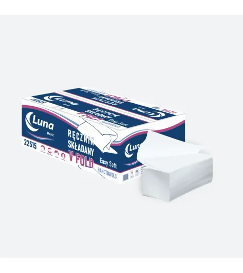 Ręcznik V FOLD a'3000 Luna Easy Soft 23x21 celuloza 2 warstwy