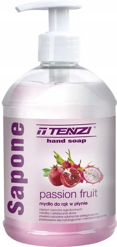 Mydło w płynie TENZI SAPONE PASSION FRUIT 500 ml owocowe mydło do rąk z pompką