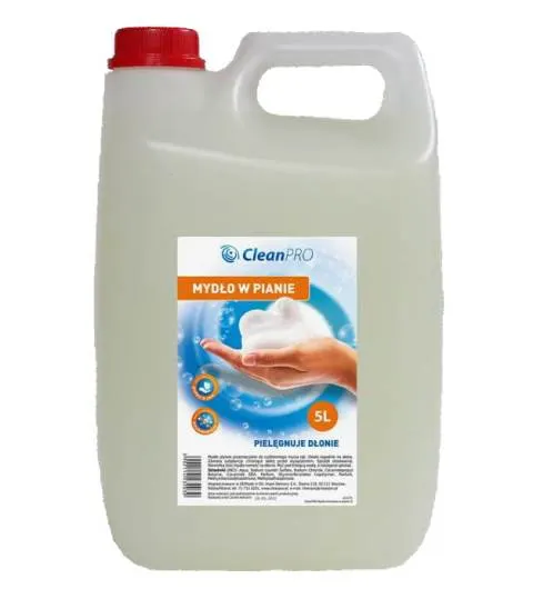 Antybakteryjne mydło w pianie CleanPRO 5L