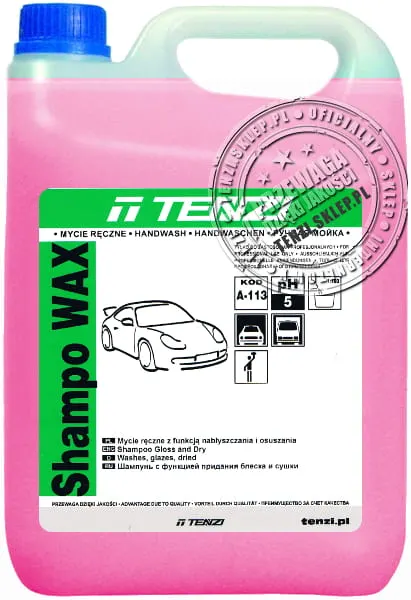 TENZI SHAMPO WAX 5L DO MYCIA KAROSERII Z WOSKIEM