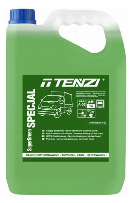 TENZI Super Green Specjal 5l mycie silników i karoserii pojazdów ciężarowych - aktywna piana