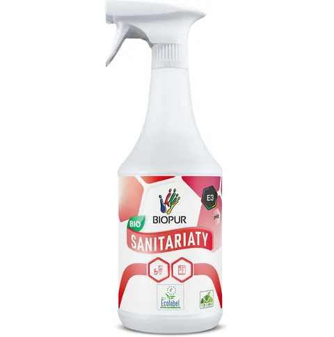 BIOPUR ECOLABEL E3 1L DO CZYSZCZENIA ŁAZIENKI - CERTYFIKAT ECOLABEL