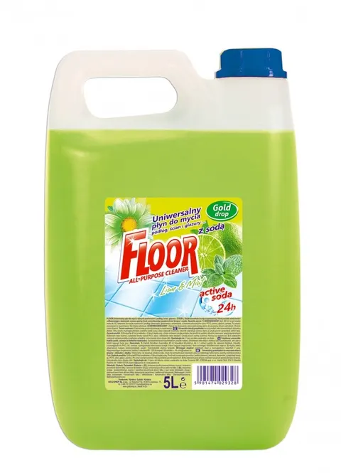 Płyn uniwersalny Lime Mint z sodą 5L Floor
