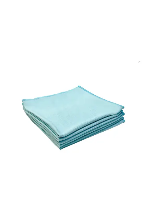 Ścierka z mikrofibry CleanPro 40x40 do szyb 240g niebieska 358660
