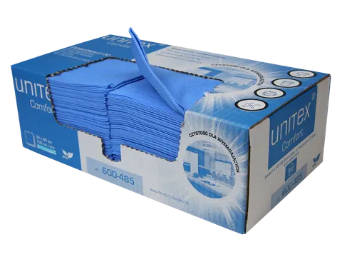 UNITEX Comfort Ścierka niebieska wiskoza 100szt.