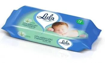Chusteczki nawilżane LULA z aloesem 72szt