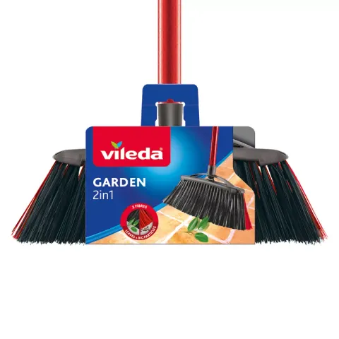 Szczotka zewnętrzna Vileda garden z kijem