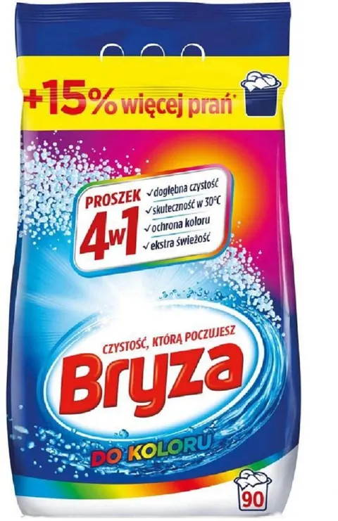 Proszek do prania Bryza 5,85 kg 90 prań do koloru