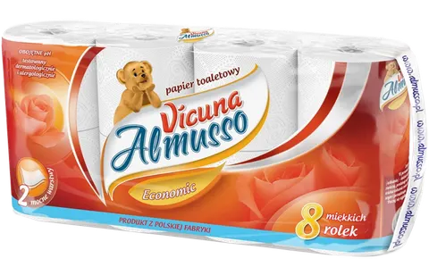 Papier toaletowy ALMUSSO VICUNA 2 warstwy 8 rolek