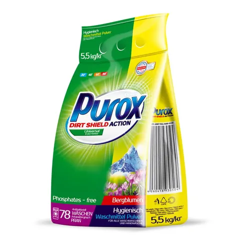 Proszek do prania Purox 5,5kg Uniwersalny folia