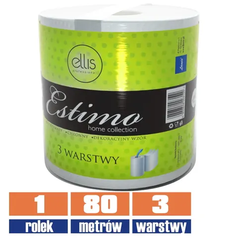 LAMIX Ellis ręcznik Estimo 80m 3 warstwy PREMIUM 3100