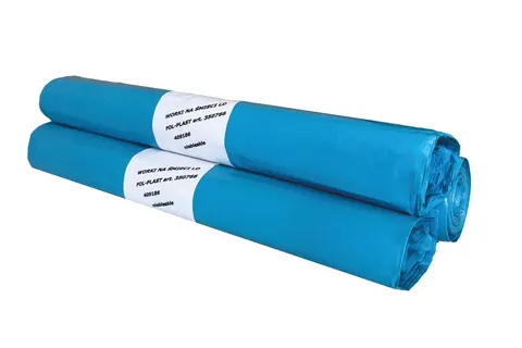 Worki na odpady LDPE 120l niebieskie 25szt
