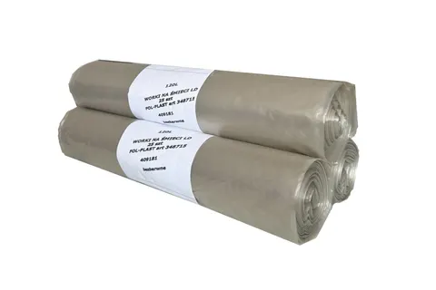 Worki na odpady LDPE 120l bezbarwne 25szt