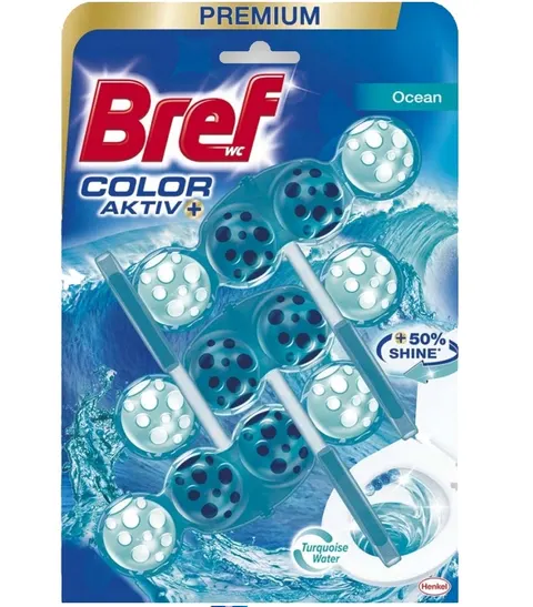 Bref kulki wc barwiące 3x50g ocean