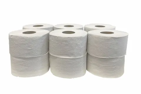 Papier Jumbo biały 75% 1warstwa PLUS 12 rolek