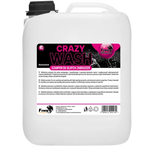 CRAZY WASH 5L -szampon do silnych zabrudzeń