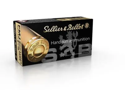 AMUNICJA KULA S&B 9mm LUGER FMJ 8,0G UN 0012, 1.4S, BA13,centr.zap.